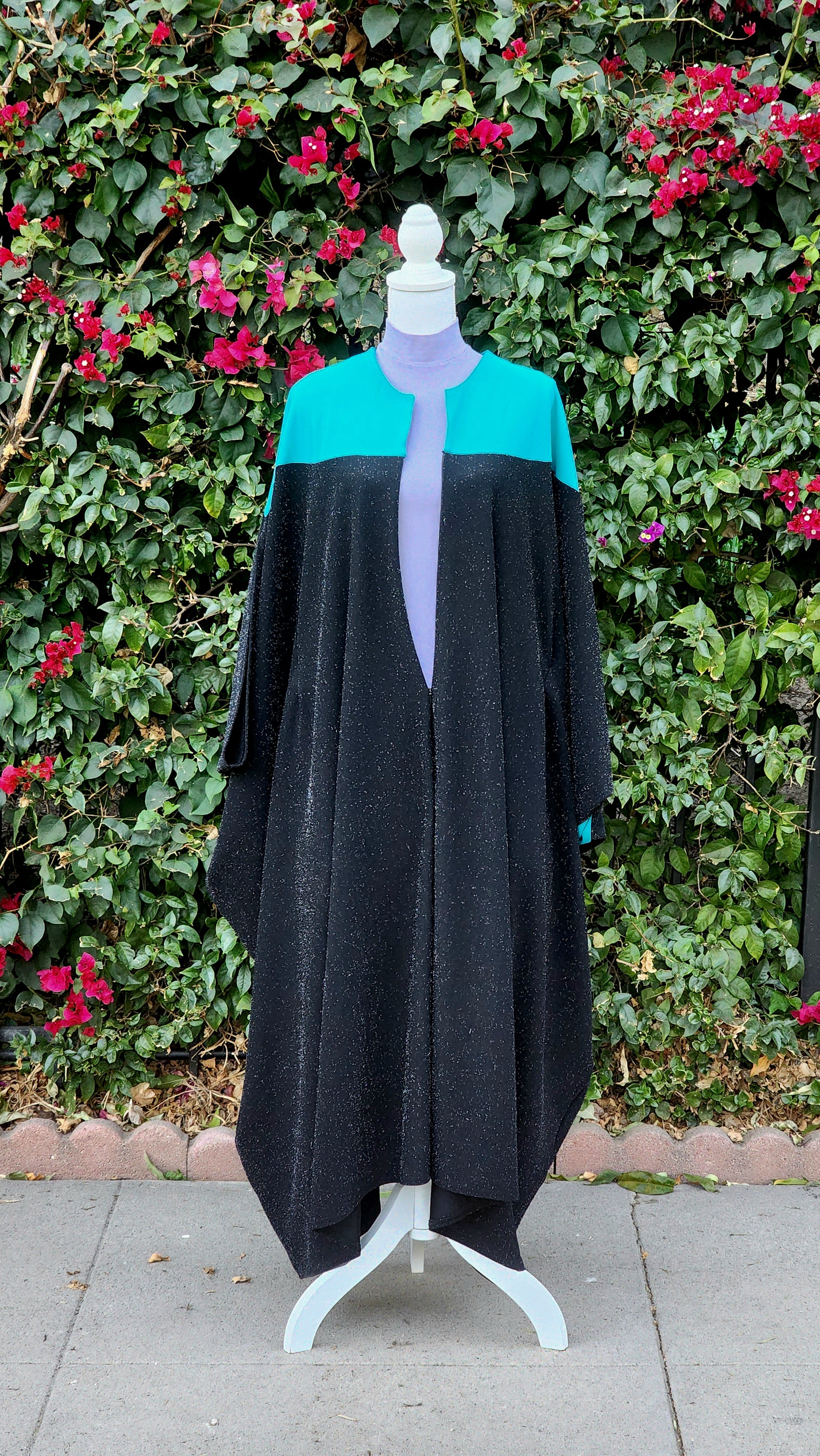 Caftan Janeway Tunic Dress in Teal