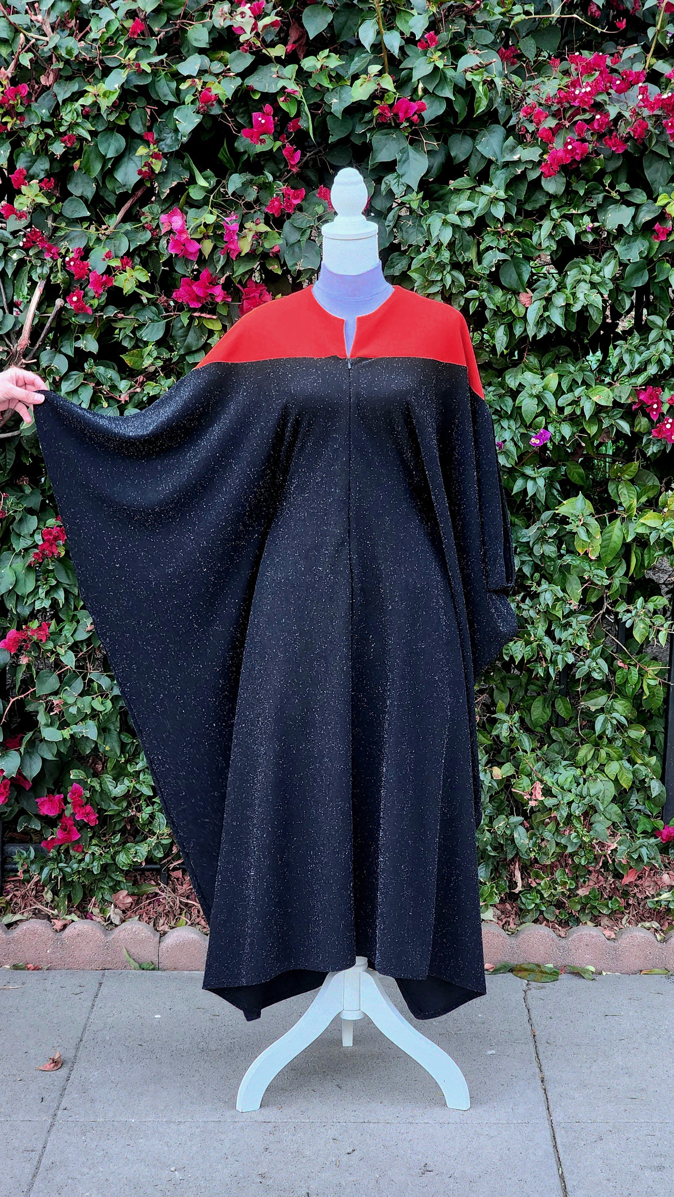 Caftan Janeway Tunic Dress in Red