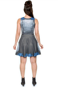 Nighthawk Grey A-Line Dress