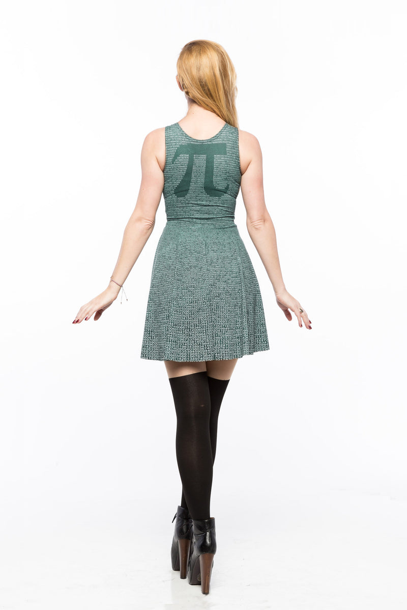 Pi (Chalkboard Variant) A-Line Dress