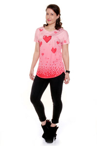 Pixelated Love Loose Fit Tunic