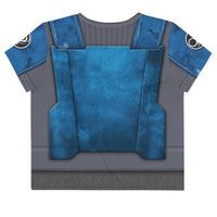 Nighthawk Blue Loose Crop Top