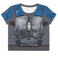 Nighthawk Grey Loose Crop Top