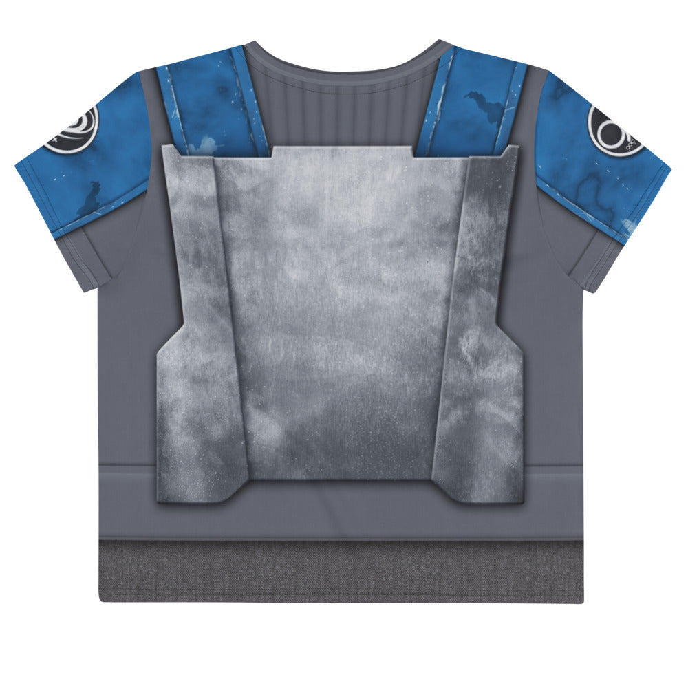 Nighthawk Grey Loose Crop Top